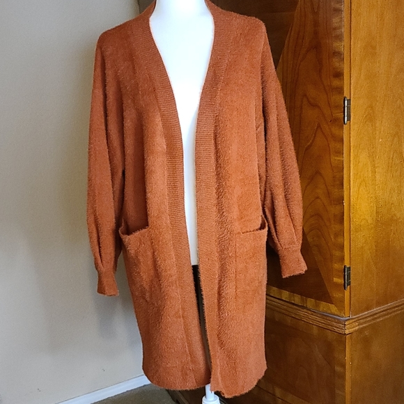 Fashion Nova Sweaters - Rust Cardigan